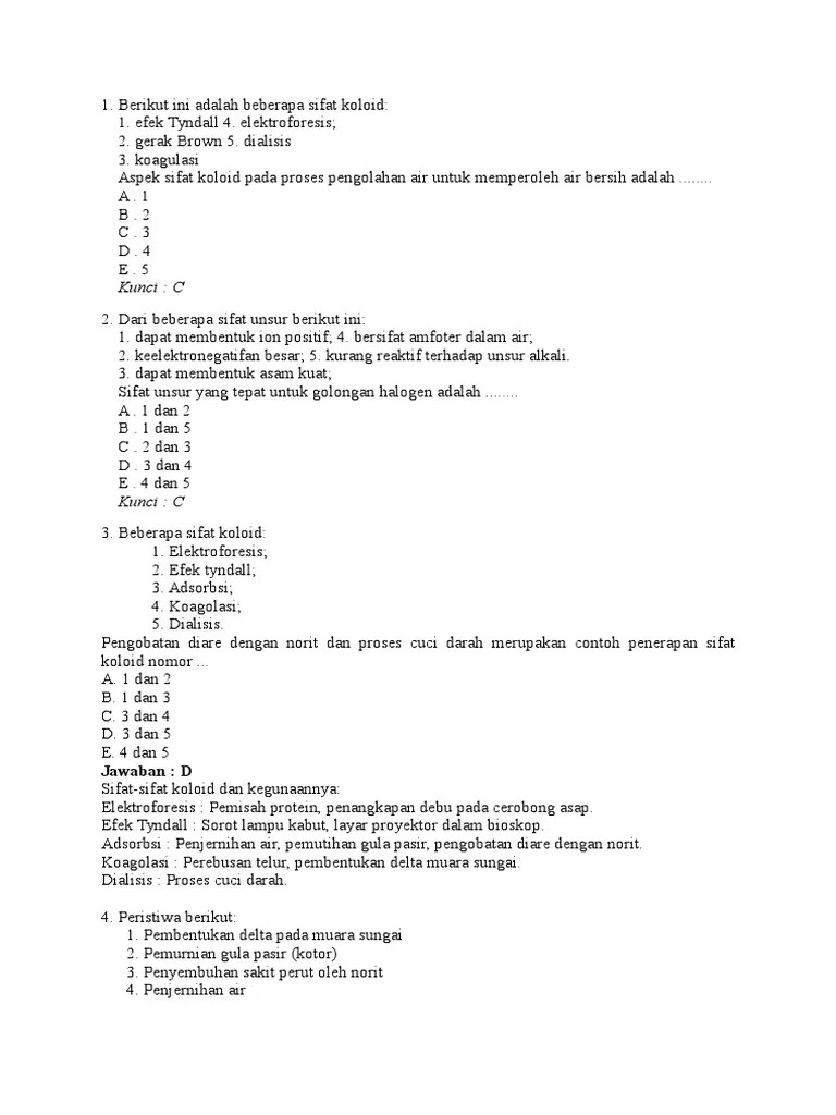 Sifat Dialisis Koloid Dapat Ditunjukkan Dalam Contoh Kejadian Nomor -  Seputar Nomor