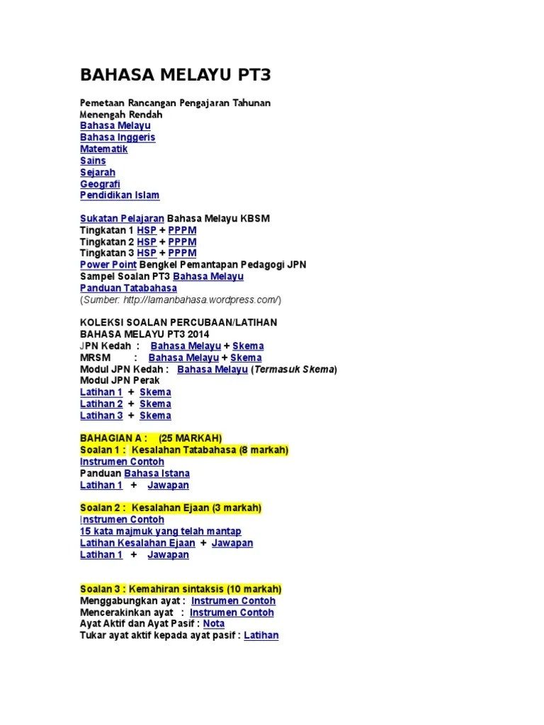 Soalan Pt3 Bahasa Melayu Nauscle