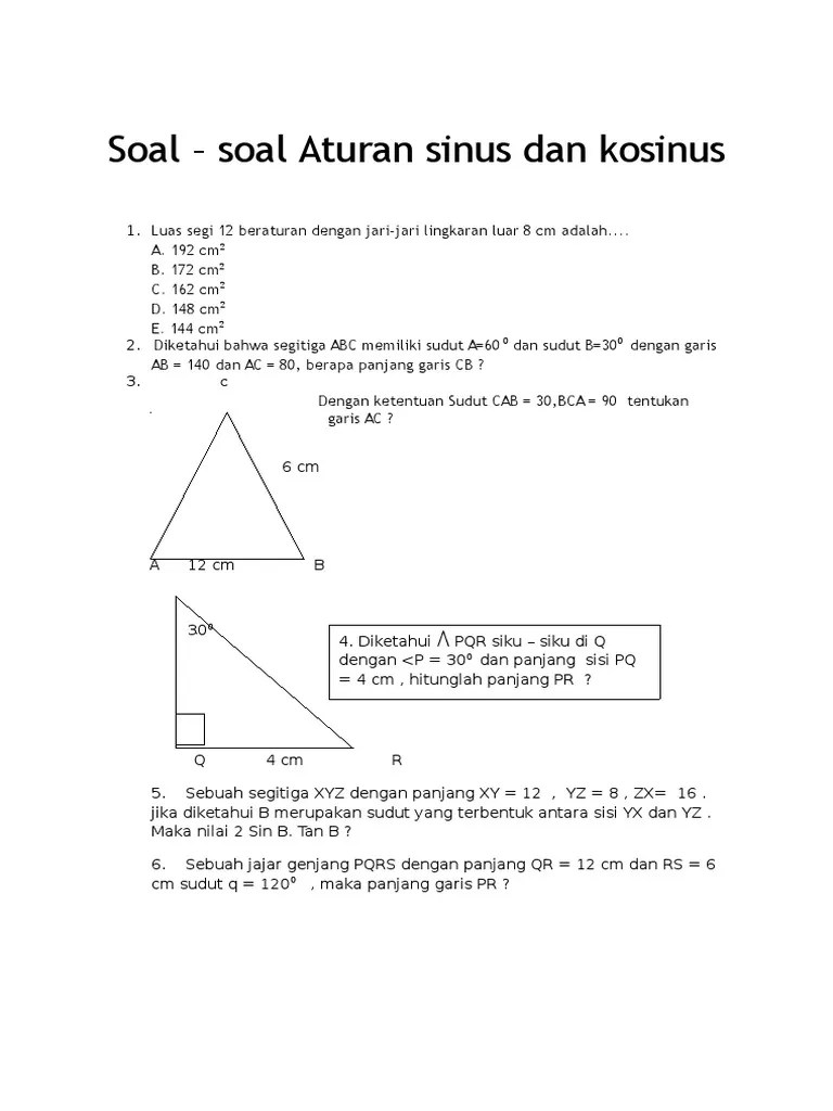 Soal ini kami bagikan untuk memahami lebih luas mengenai materi teorema pythagoras. Contoh Soal Perbandingan Trigonometri Pada Segitiga Siku Siku Brainly Contoh Soal Terbaru