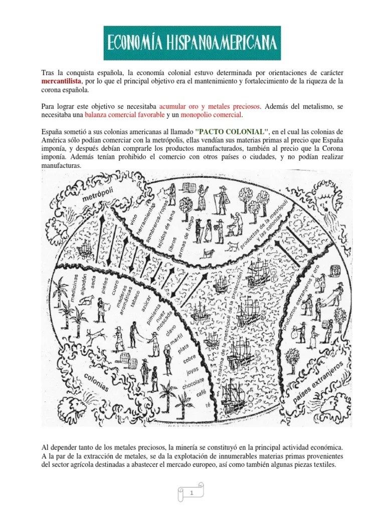 Economia Colonial Aspectos Generales Pdf