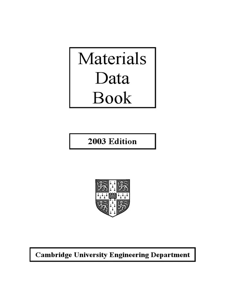 Data Materials | PDF | Strength Of Materials | Composite Material