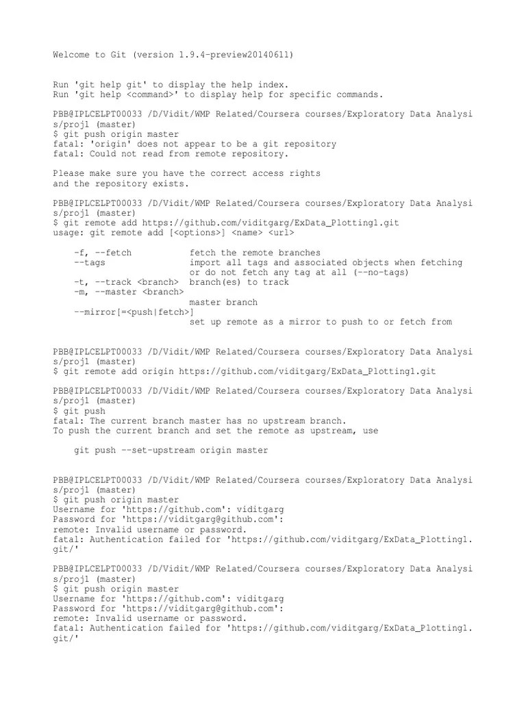 Git Push Pull Help | PDF | Data Management | Computer Architecture