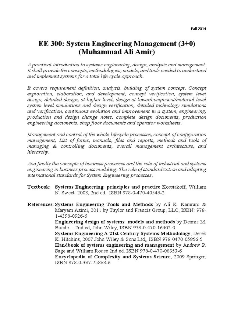 System Engineering