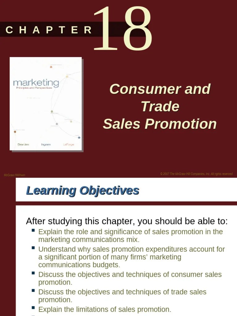 Consumer And Trade Sales Promotion | PDF | Coupon | Rebate (Marketing)