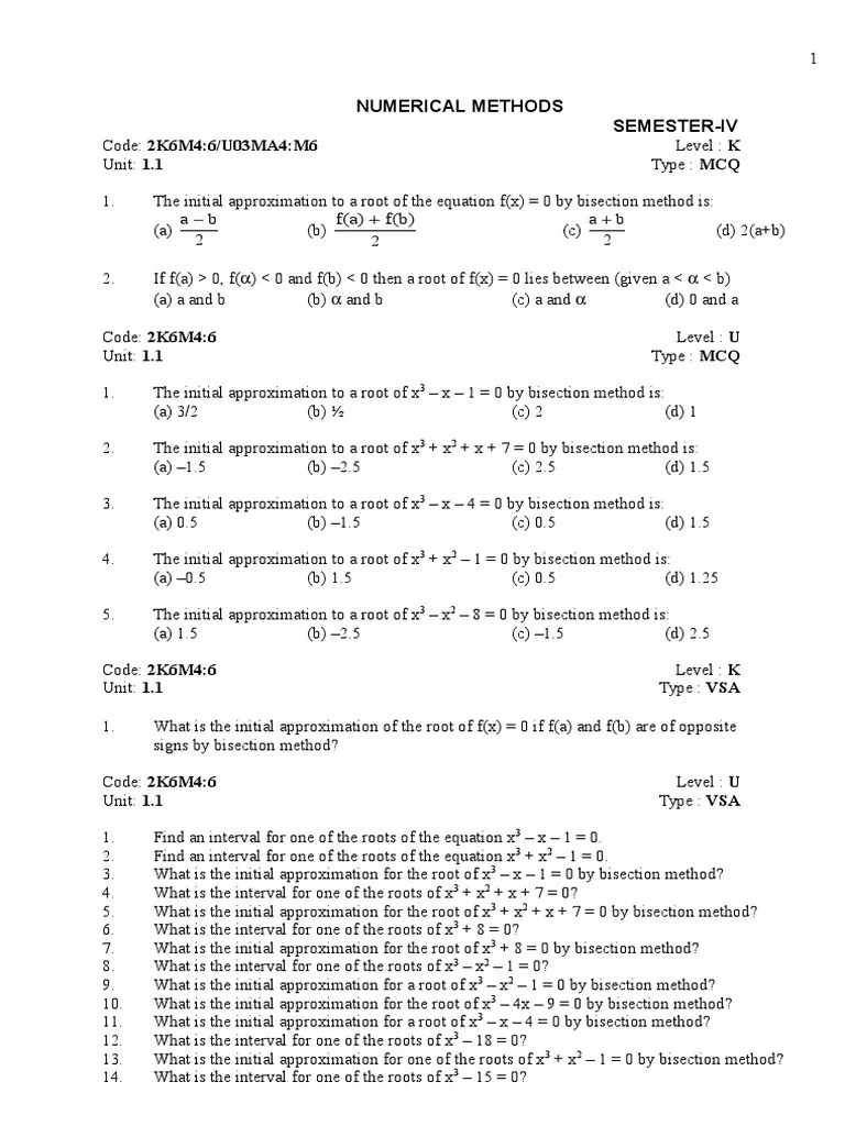 Num Methods | PDF | Eigenvalues And Eigenvectors | Mathematics Of Computing