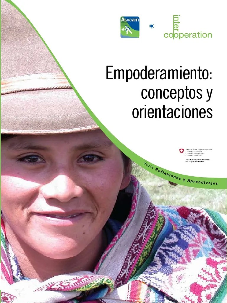 06 Empoderamiento Conceptos Y Orientaciones PDF | PDF | Empoderamiento | Sociedad