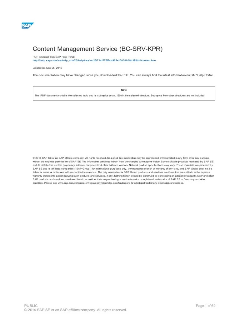 CRM Content Server 1 PDF | Download Free PDF | Web Server | Internet & Web
