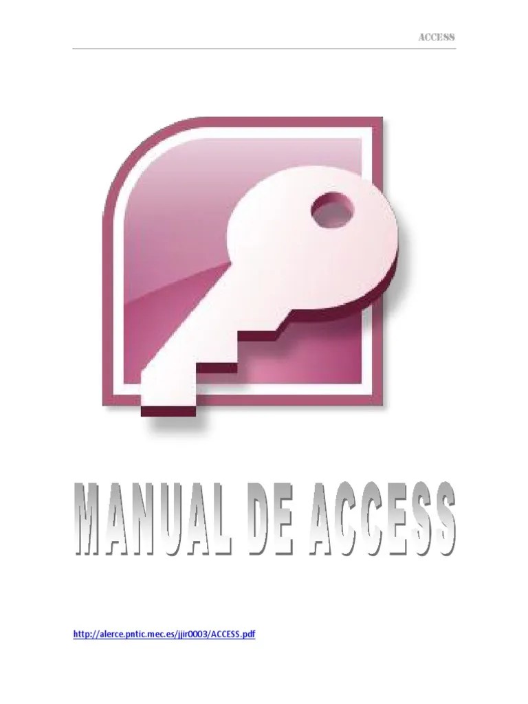 Tutorial De Access | PDF | Tabla (base De Datos) | Bases De Datos