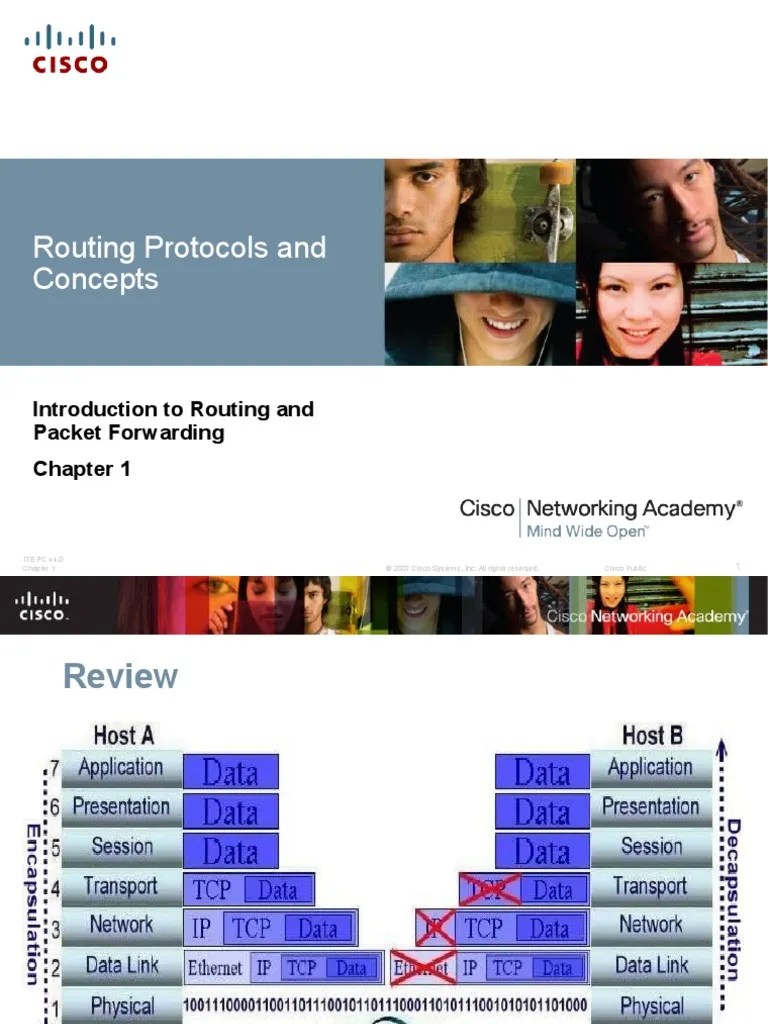 CH 01 - Intro Routing & Packet Forwarding - 41 | PDF | Router ...
