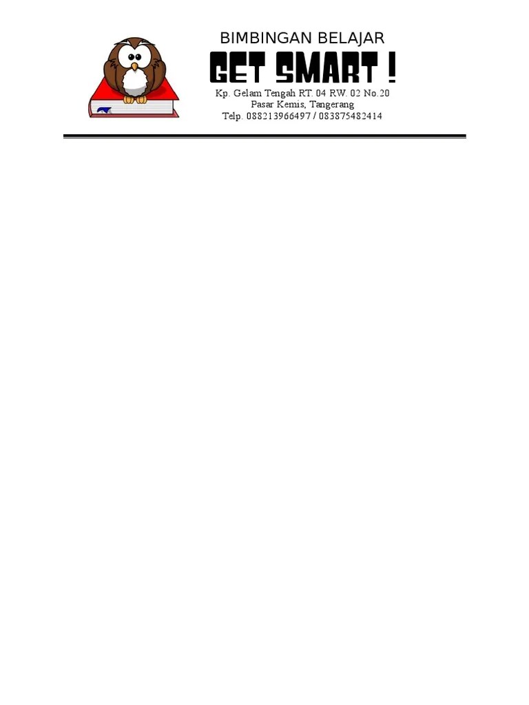 You'll find here different educational types together: Kop Surat Bimbel Pdf