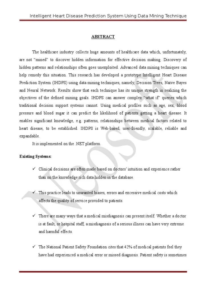 Intelligent Heart Disease Prediction System Using Data Mining Technique | PDF | Ajax ...
