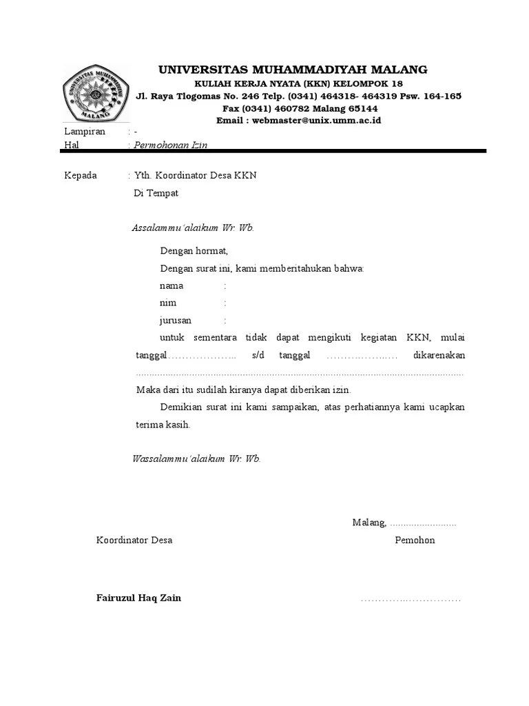 Pelajari tentang apa itu dan contoh surat permohonan karena ini. Surat Permohonan Izin Pdf