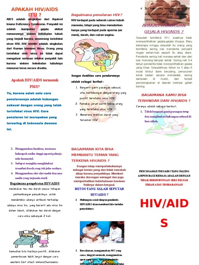 Leaflet HIV-AIDS | PDF
