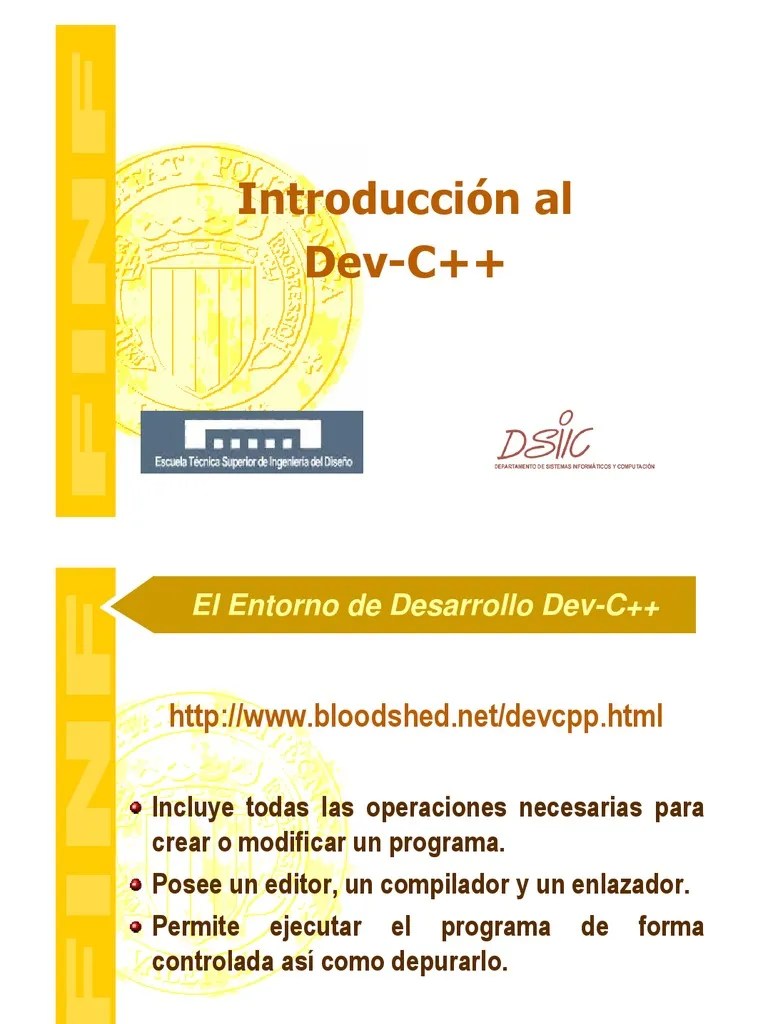 Introducción Al Dev-C++ | Descargar Gratis PDF | Compilador | Archivo ...