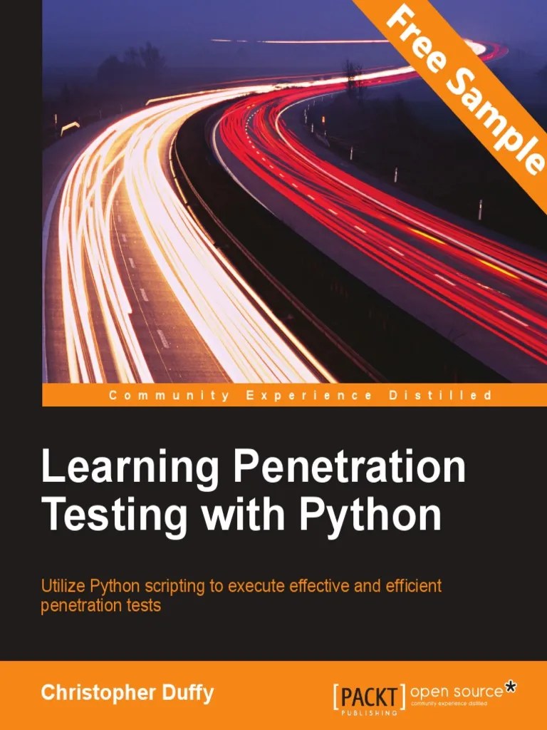 Learning Penetration Testing With Python - Sample Chapter | PDF ...