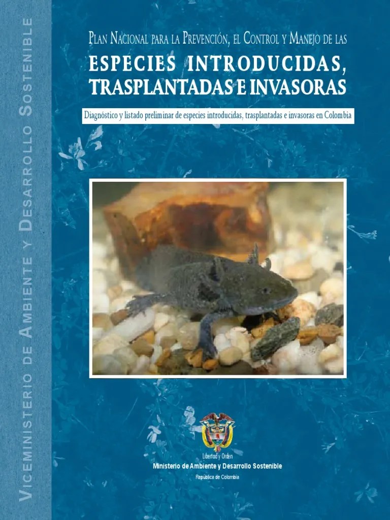 Invasoras Plan De Acción Exoticas Invasoras Y Transplantadas 2012 PDF ...