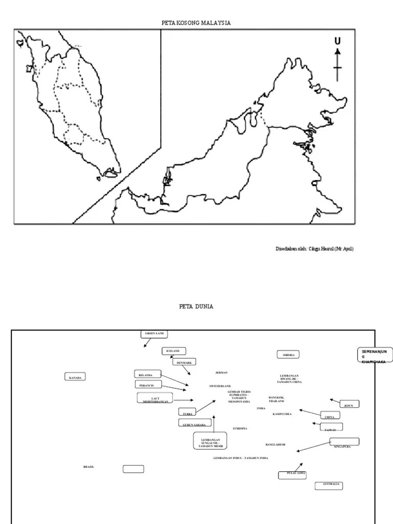 Iklan sewaan meja pasar / gerai milik majlis perbandaran manjung julai 2022. Peta Malaysia Dan Peta Dunia Kosong Pdf