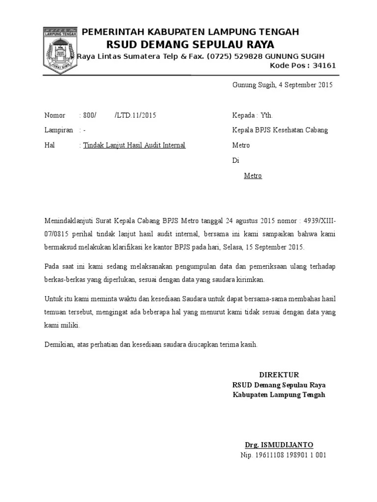 Contoh Surat Balasan Hasil Audit Surat W Cute766 Contoh surat penawaran berikut berisi tentang contoh contoh penawaran baik barang jasa ataupun kerjasama yang ditujukan atau gunakan kepada pihak atau instansi lain dengan baik dan benar.
