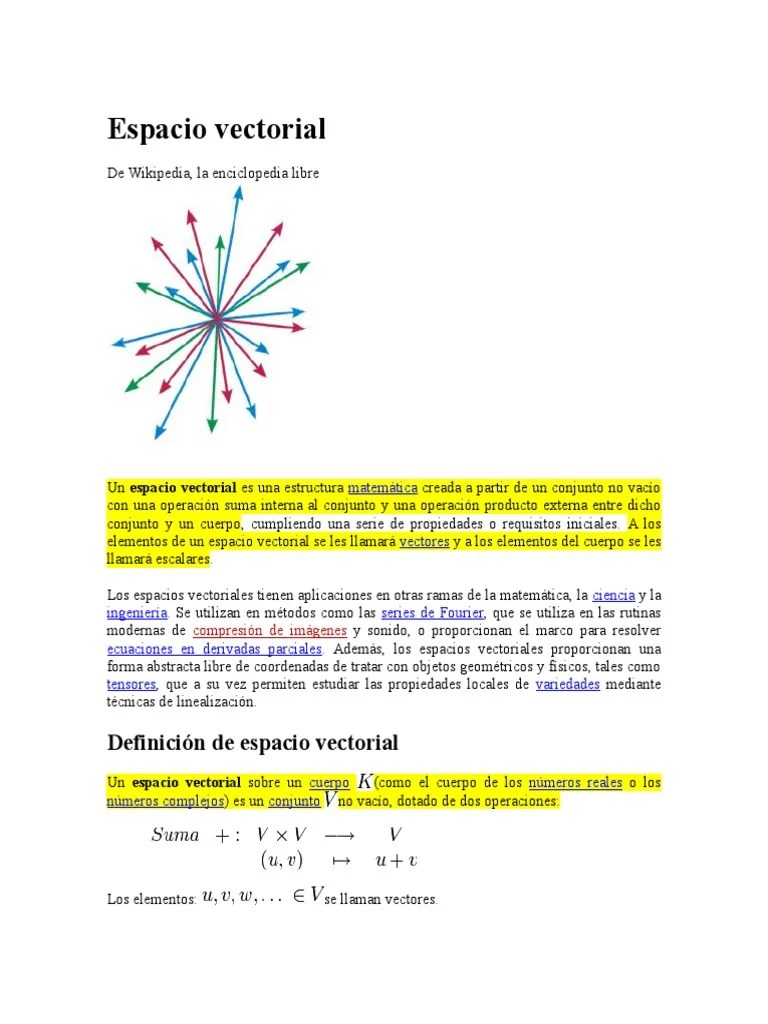 4-1-2 Espacio Vectorial 3 | PDF | Espacio Vectorial | Base (álgebra Lineal)