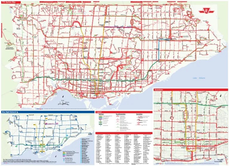 TTC Ride Guide | PDF | Toronto | Electric Rail Transport