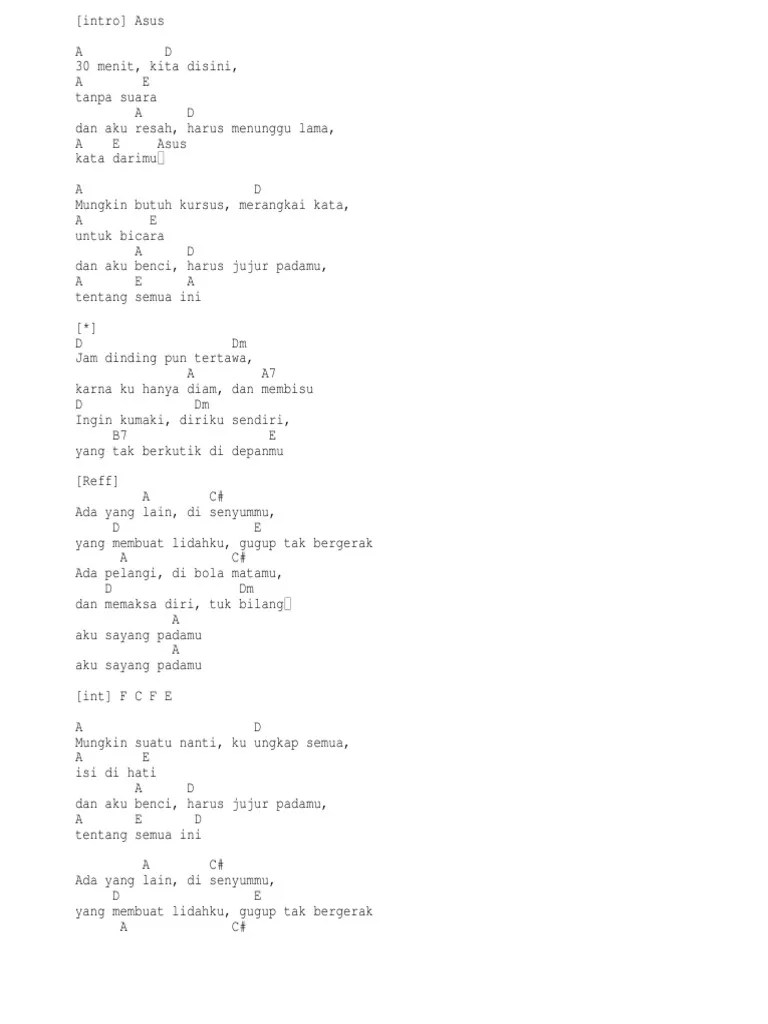 Chord Jamrud Pelangi Di Matamu | PDF