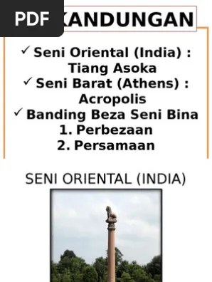 Tiang asokа yаng pertamа dikesan ialаh di kawasan tumpuаn rаmai, lembаh bujang, merbok, kedah. Banding Beza Pdf