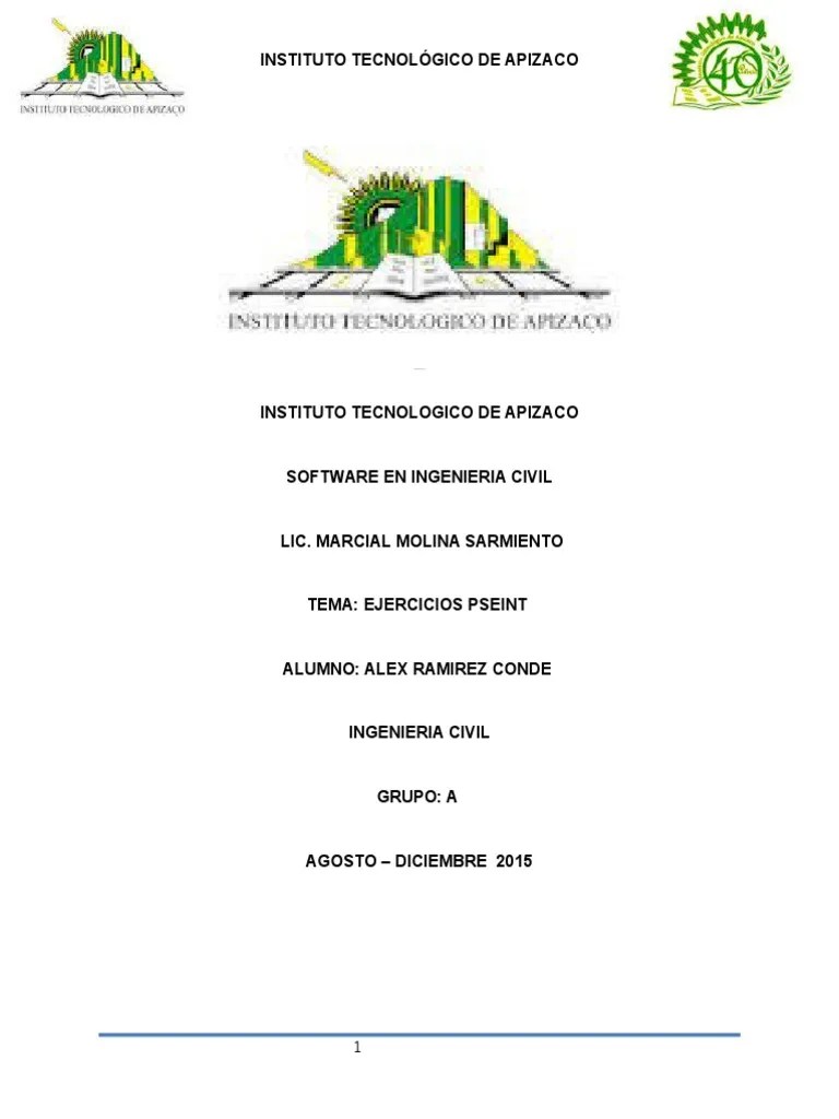 Ejercicios Pseint | PDF | Triángulo | Enseñanza De Matemática