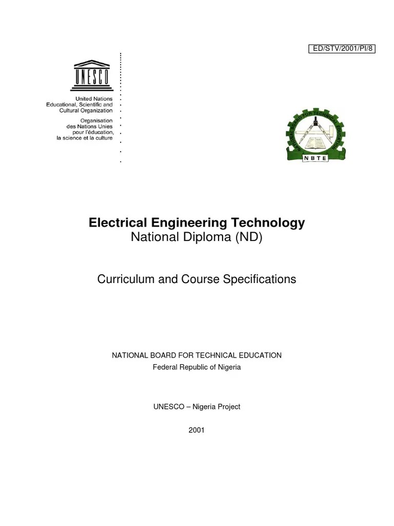 Electrical Engineering Syllabus HND 2 | Download Free PDF | Algebra ...