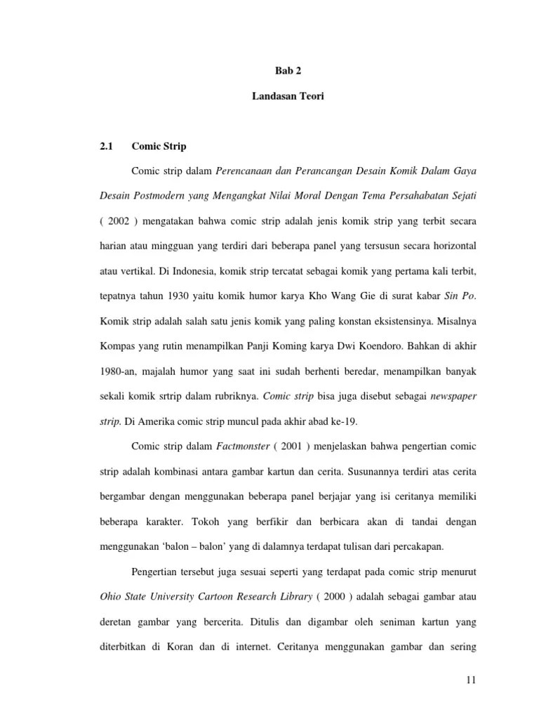 Pengertian Comic Strips | PDF