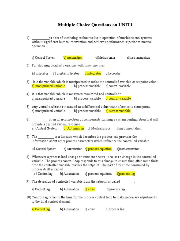 Process Control & Automation, PLC | PDF