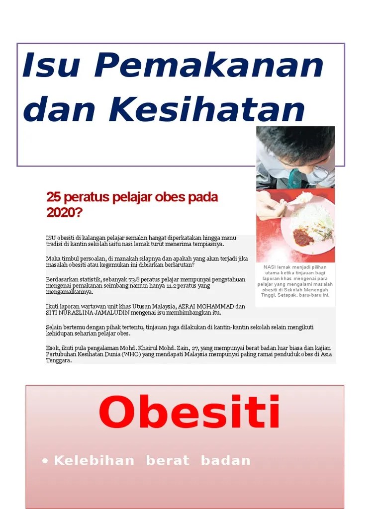 Untuk melahirkan insan yang seimbang dan harmonis dari segi intelek, rohani,. Buku Skrap Isu Makanan Pdf