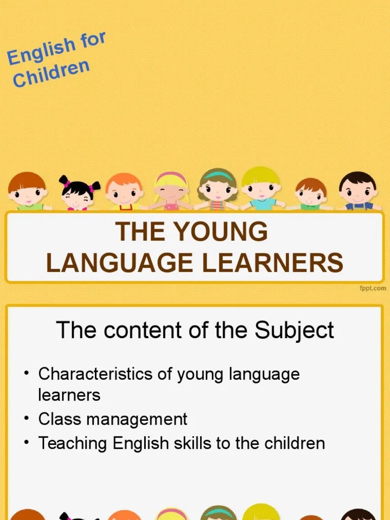 The Young Language Learner | PDF | English As A Second Or Foreign Language | English Language