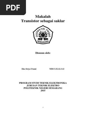 Makalah Transistor