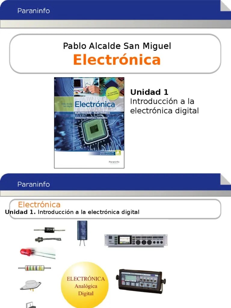 Introducción A Los Conceptos Básicos De La Electrónica Digital | PDF ...
