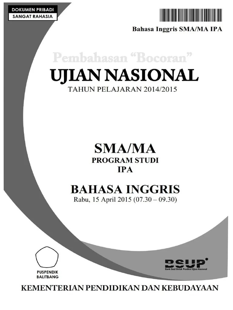 Latihan soal un 2016 yang akan agus blog bagikan, dibuat oleh team ujiannasional.org, dimana,. Kumpulan Soal Un Smp 2016 Bahasa Inggris Beinyu Com