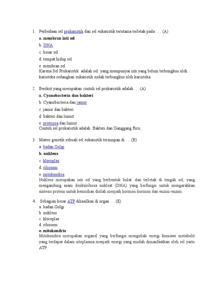 Soal hots (higher order thinking skill). Soal Biologi Beserta Jawabannya Pdf