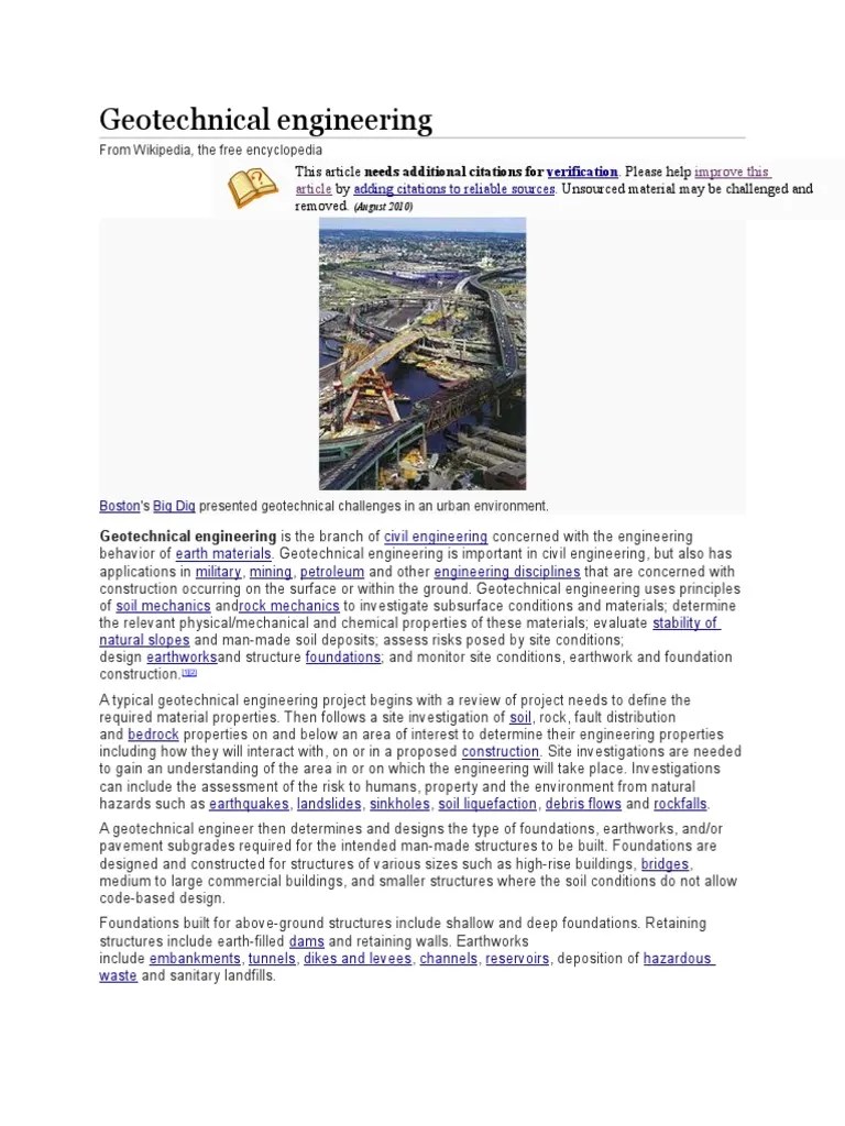 Soil Geotechnical Engineering Deep Foundation