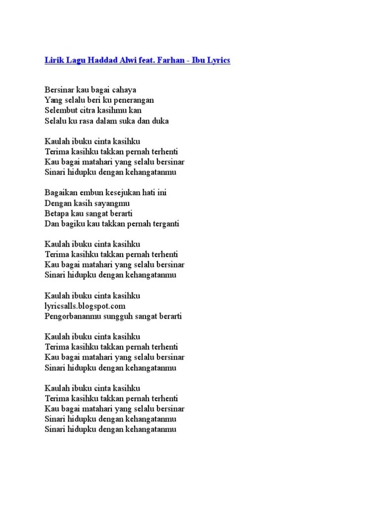 Download lagu baim kaulah ibuku cinta kasihku manhattanbio . Lirik Lagu Bersinar Kau Bagai Cahaya Goreng