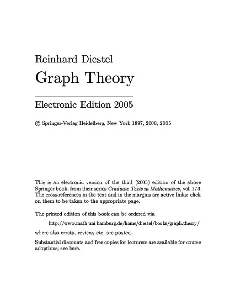 Graph Theory | Download Free PDF | Theoretical Computer Science ...