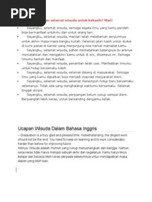 100%(3)100% found this document useful (3 votes). Ucapan Selamat Lulus Sidang Skripsi Bahasa Inggris ...