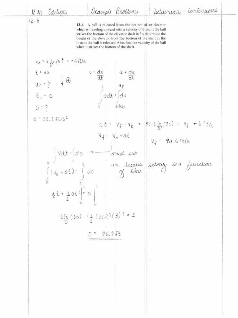 Dynamics Solved Problems | PDF