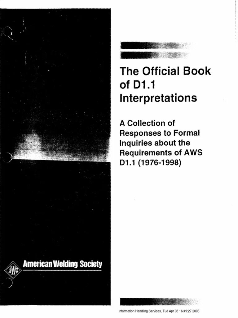 Aws D1 1 | PDF