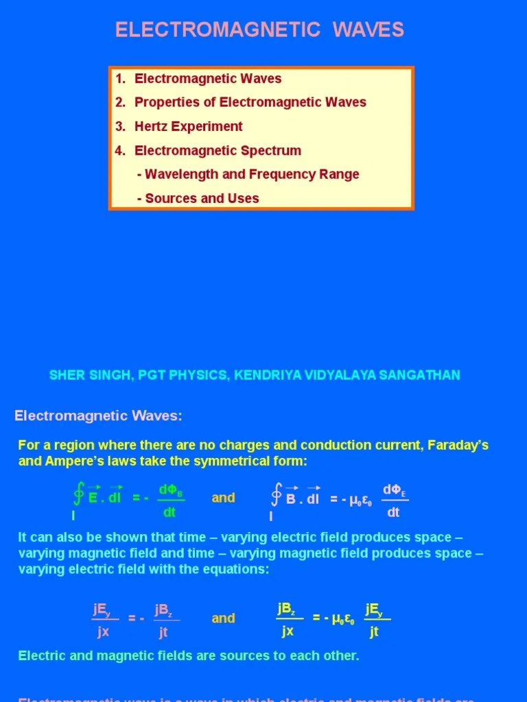 Electromagnetic Waves | PDF | Electromagnetic Radiation | Waves