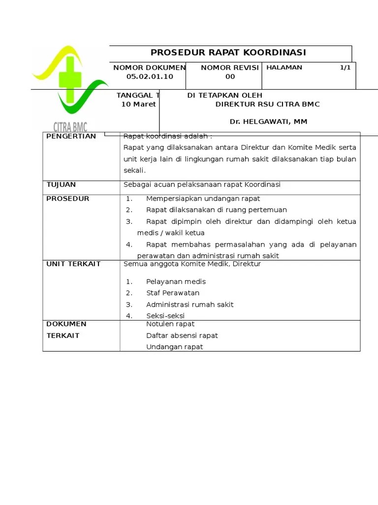 Contoh Surat Undangan Rapat Komite Sekolah Berkas Surat 