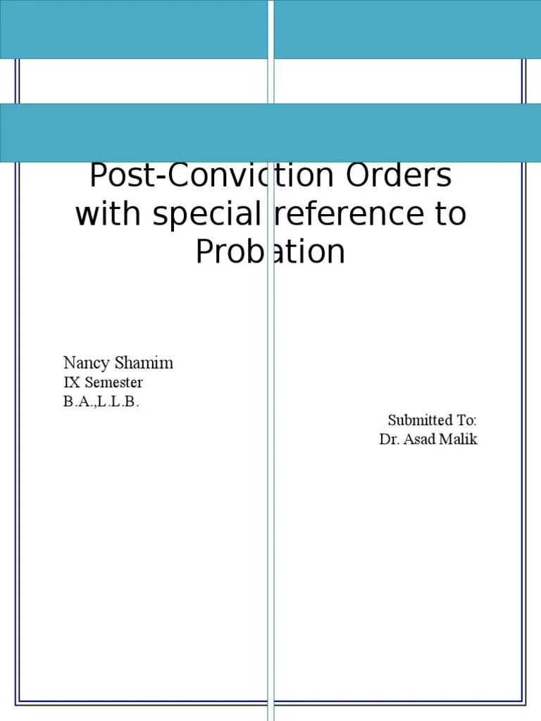 Probation Laws Pdf Probation Probation Officer - Light Design Collection - Desktop Quality