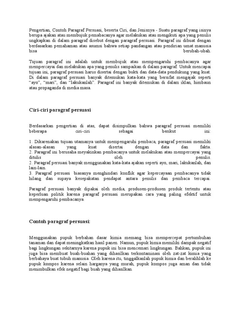 12 Contoh Teks Persuasif Terlengkap Terbaik 2021 Informasi Pendidikan 