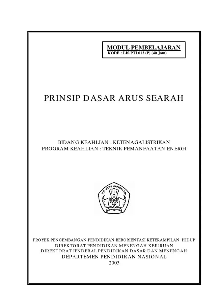 Prinsip Dasar Arus Searah