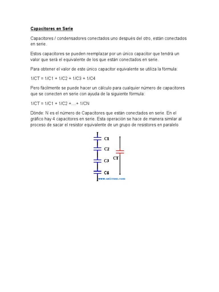 Capacitores Y Bobinas