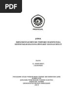 Penelitian mengenai pendiagnosaan penyakit kambing etawa yang dilakukan menggunakan metode penelusuran fakta forward chaining dan metode kepastian theorema . Proposal Sistem Pakar Diagnosa Gigi Dan Mulut Pdf