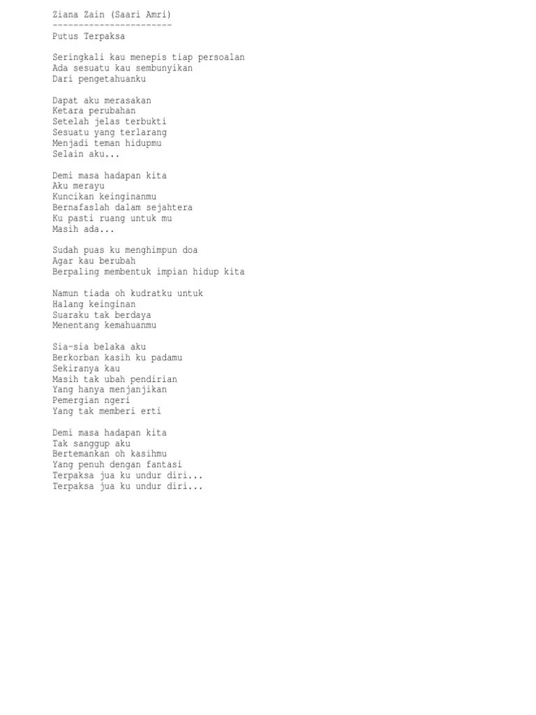 Putus Terpaksa | PDF